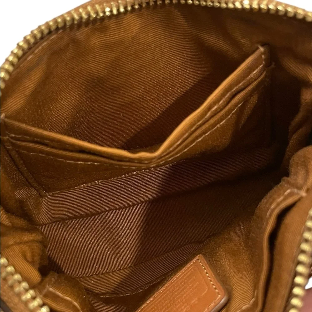 Coach Nolita Small Handbag Tan Gold Chain Y2K Designer Classic Preppy Small - Picture 9 of 14